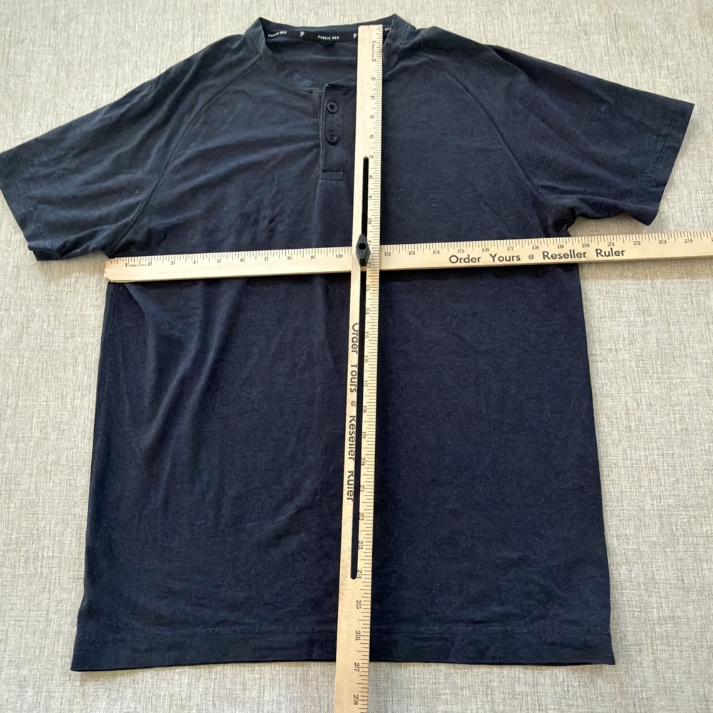 Public Rec Shirt Go-To Henley Tencel Pima Cotton Performance Outdoors Hiking - Picture 4 of 6